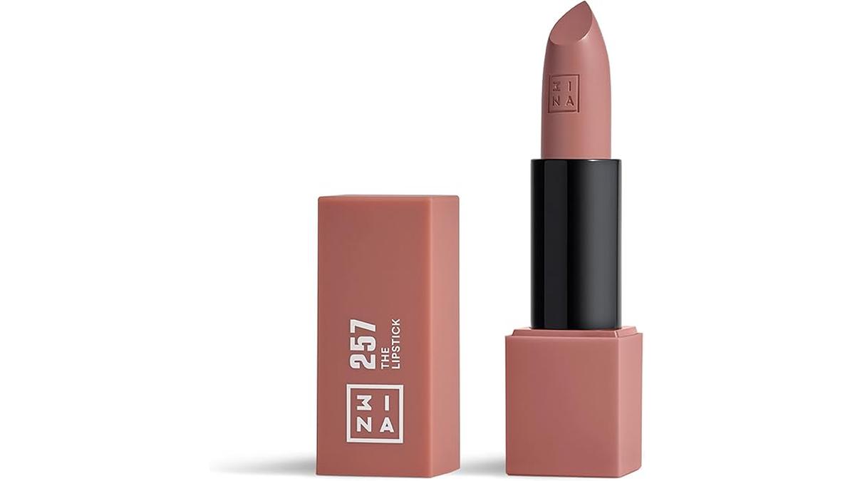 “3INA Lipstick 257 Rosa Polverosa Matte Alta Pigmentazione Vegan Cruelty Free”