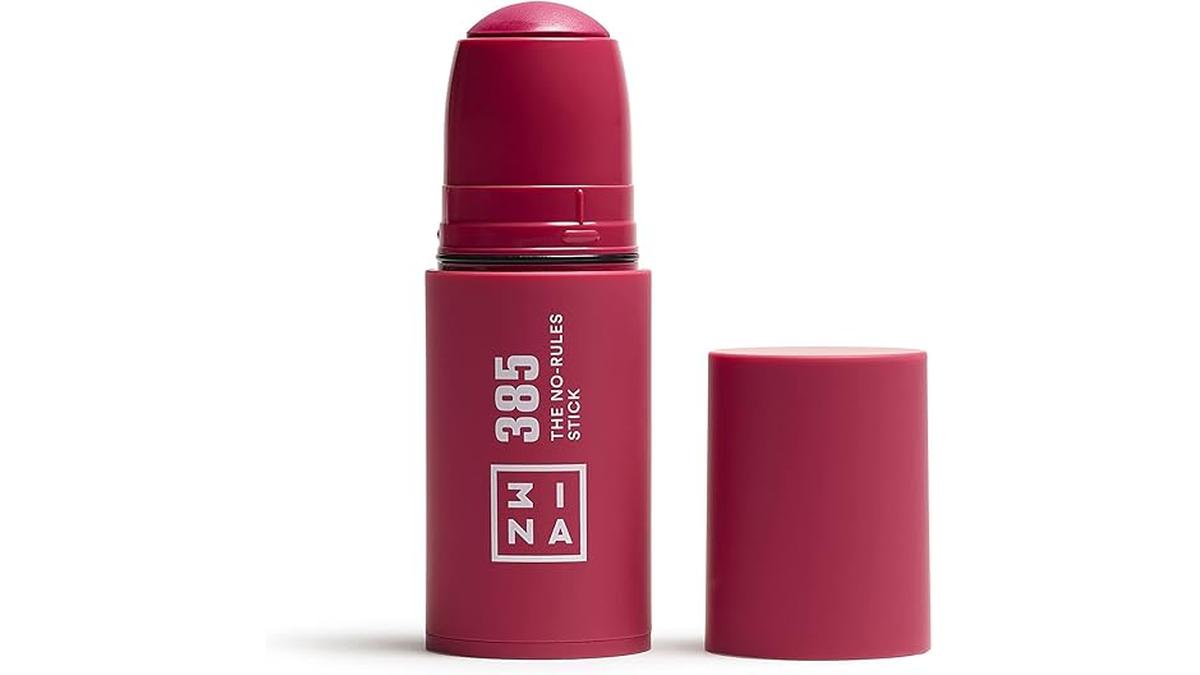 3INA No-Rules Stick 385 Borgogna Blush Crema Ibrido Vegan Cruelty Free