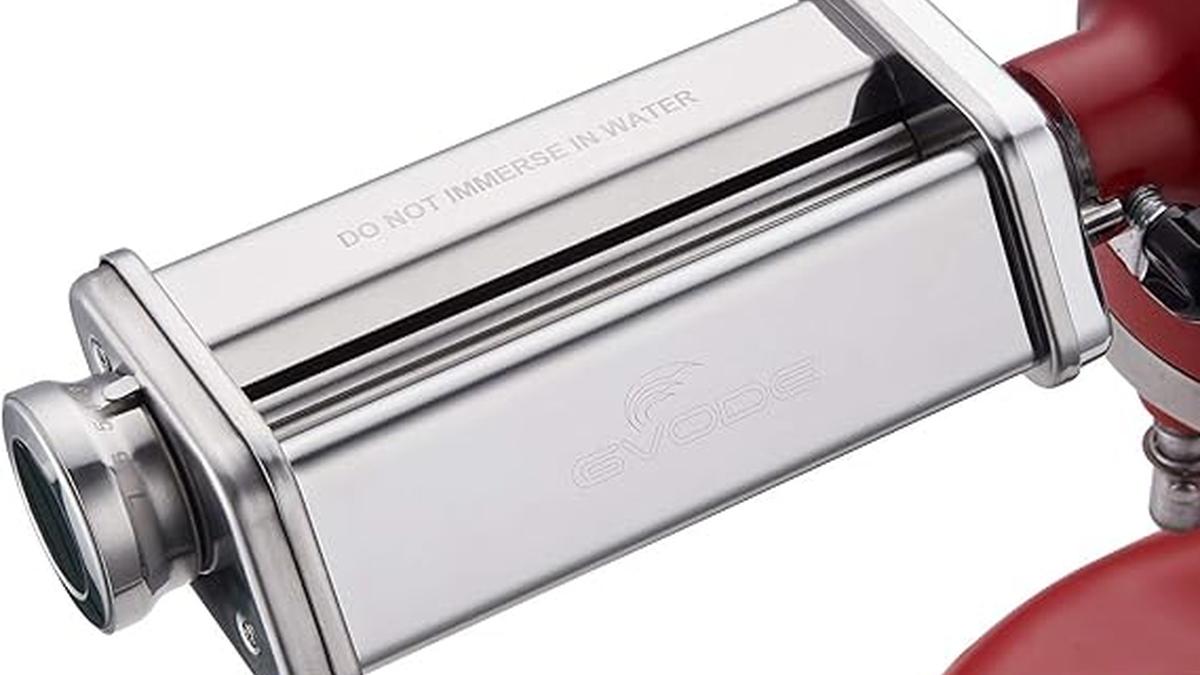 Accessorio Rullo Pasta KitchenAid Acciaio Inox 8 Spessori Regolabili