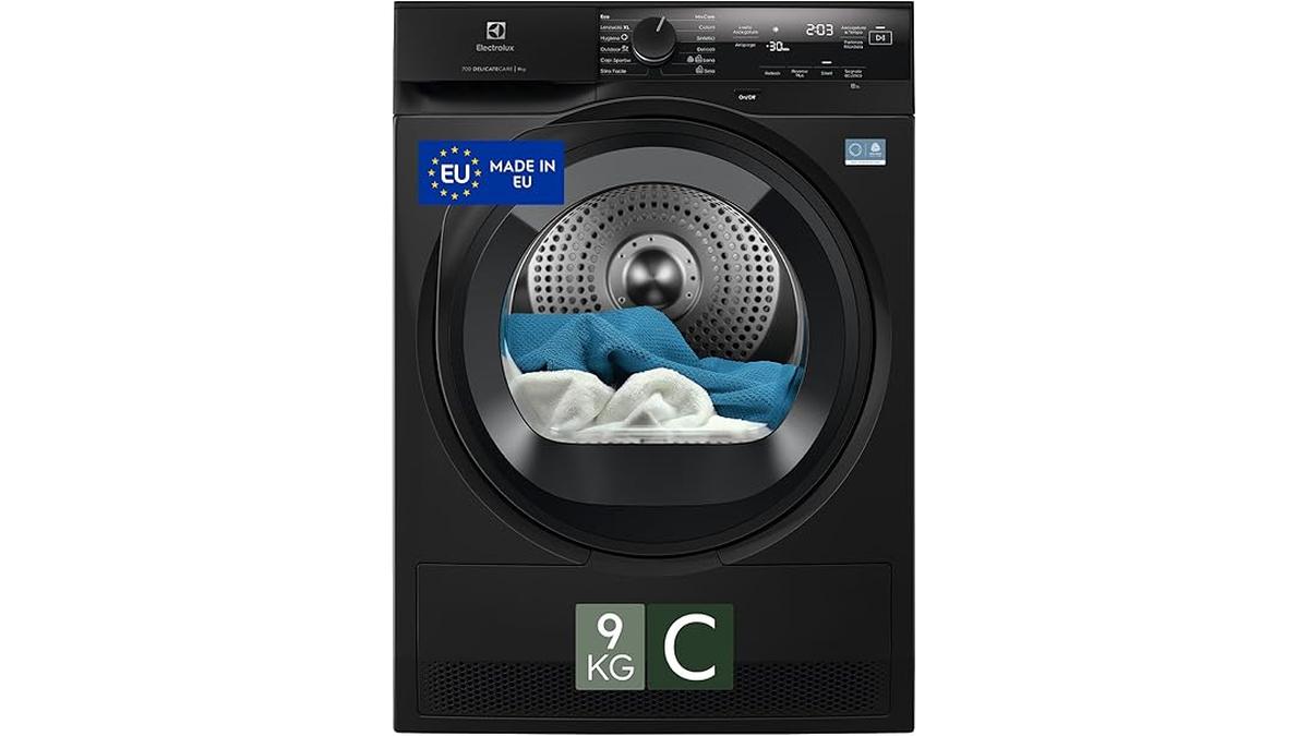Asciugatrice Electrolux EW7H49B 9kg Pompa di Calore DelicateCare SensiCare Silenziosa