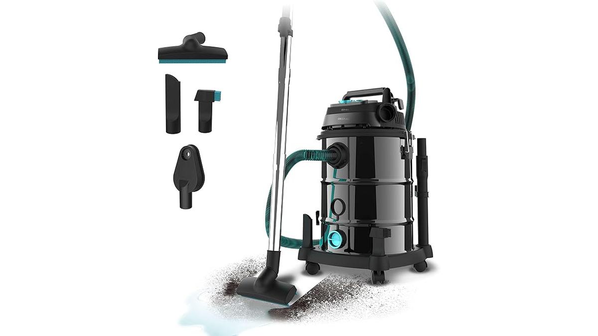 Aspiratore Cecotec Conga Rockstar 30L 1600W Wet Dry Metallo Ruote 5m