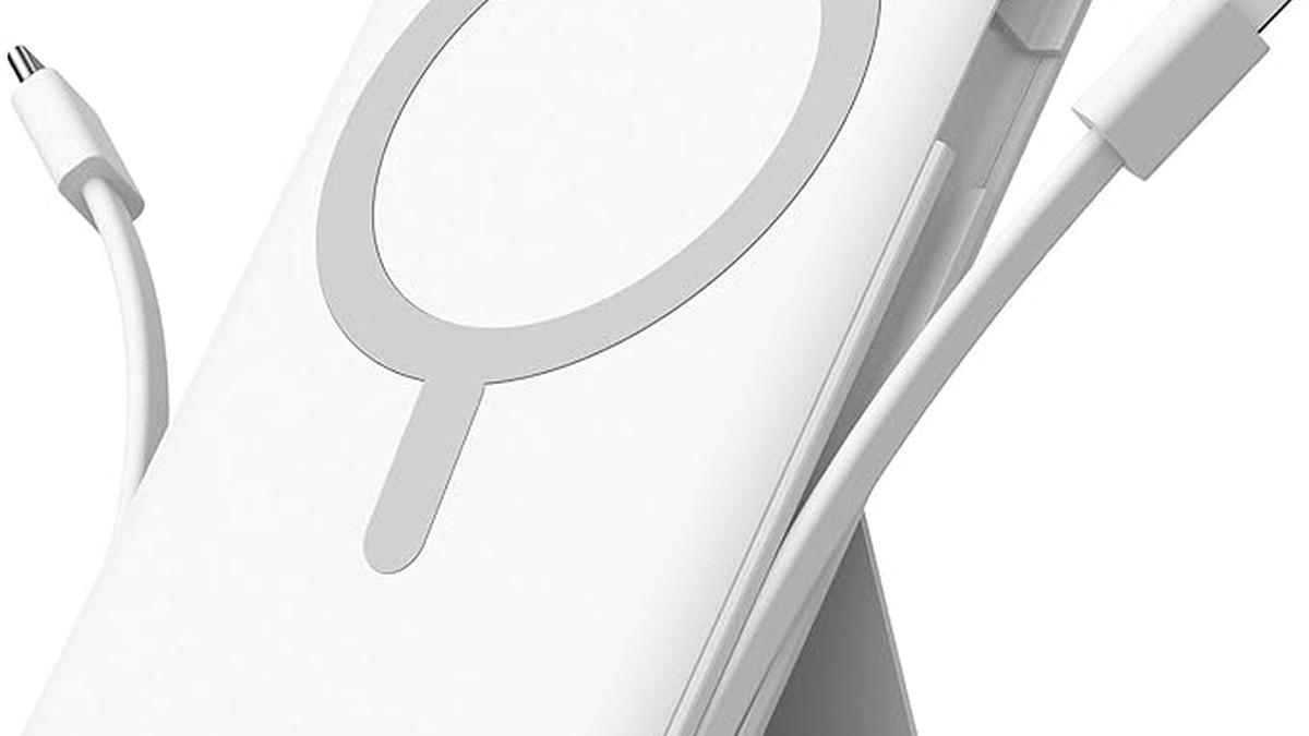 Azmuth Power Bank MagSafe 10000mAh Caricatore Portatile Wireless LED per iPhone 17 16 15 14 13 12 Pro Max