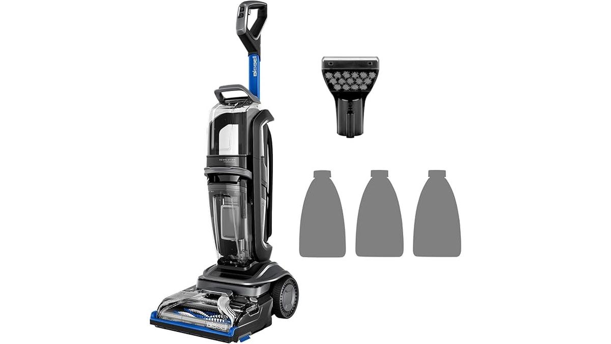 BISSELL Revolution HydroSteam Pulitore Tappeti e Tappezzeria 1300W Rimozione Macchie Ostinate
