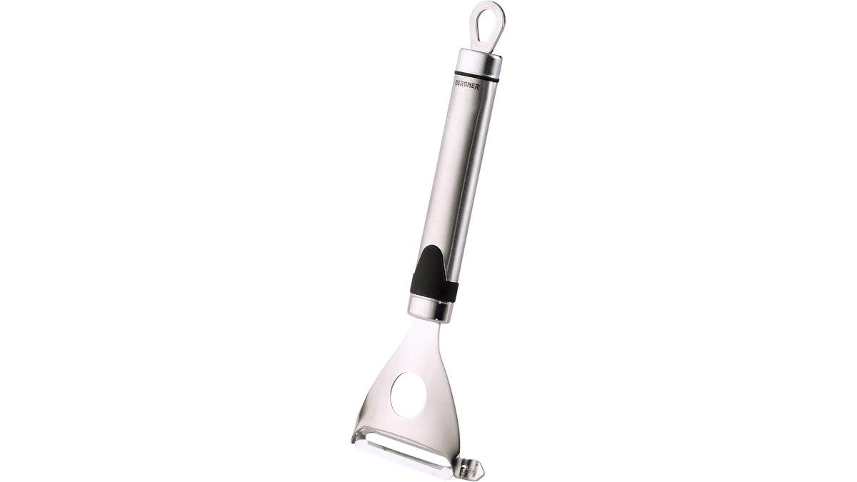 “Bergner Buccia Vegetale In Acciaio Inossidabile 18×6.2cm Manico Morbido”