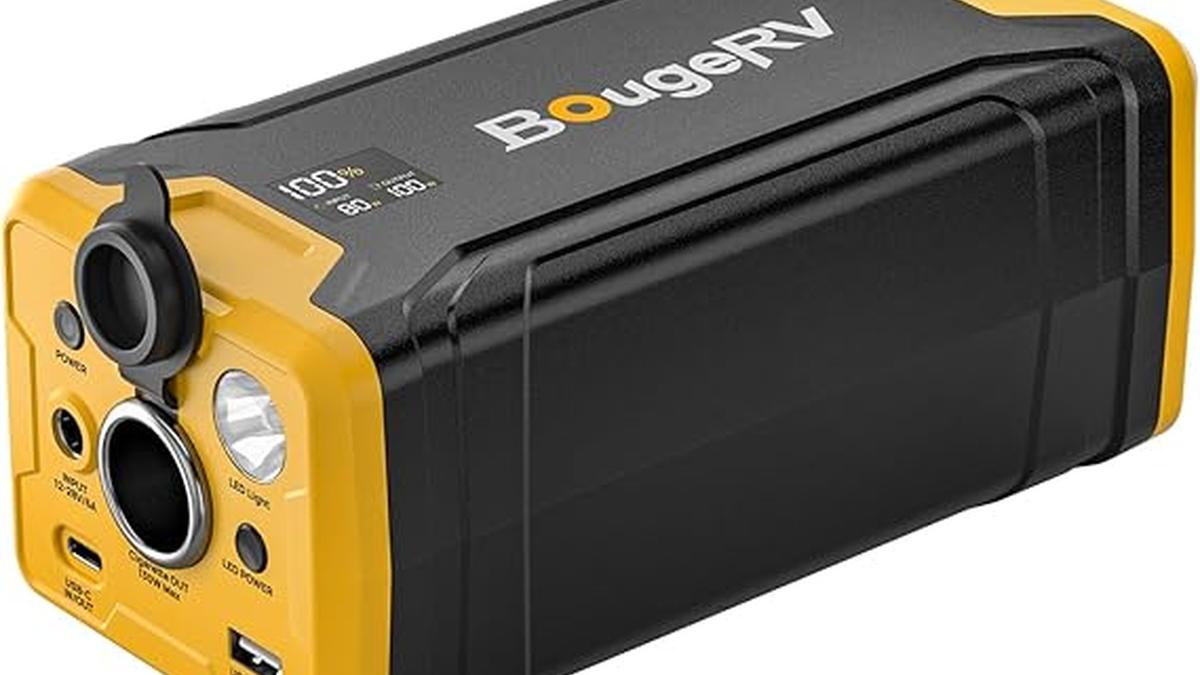 BougeRV Power Station 277Wh Frigorifero Compressore CRPRO CRS CRX2 Batteria Portatile USB-C PV DC