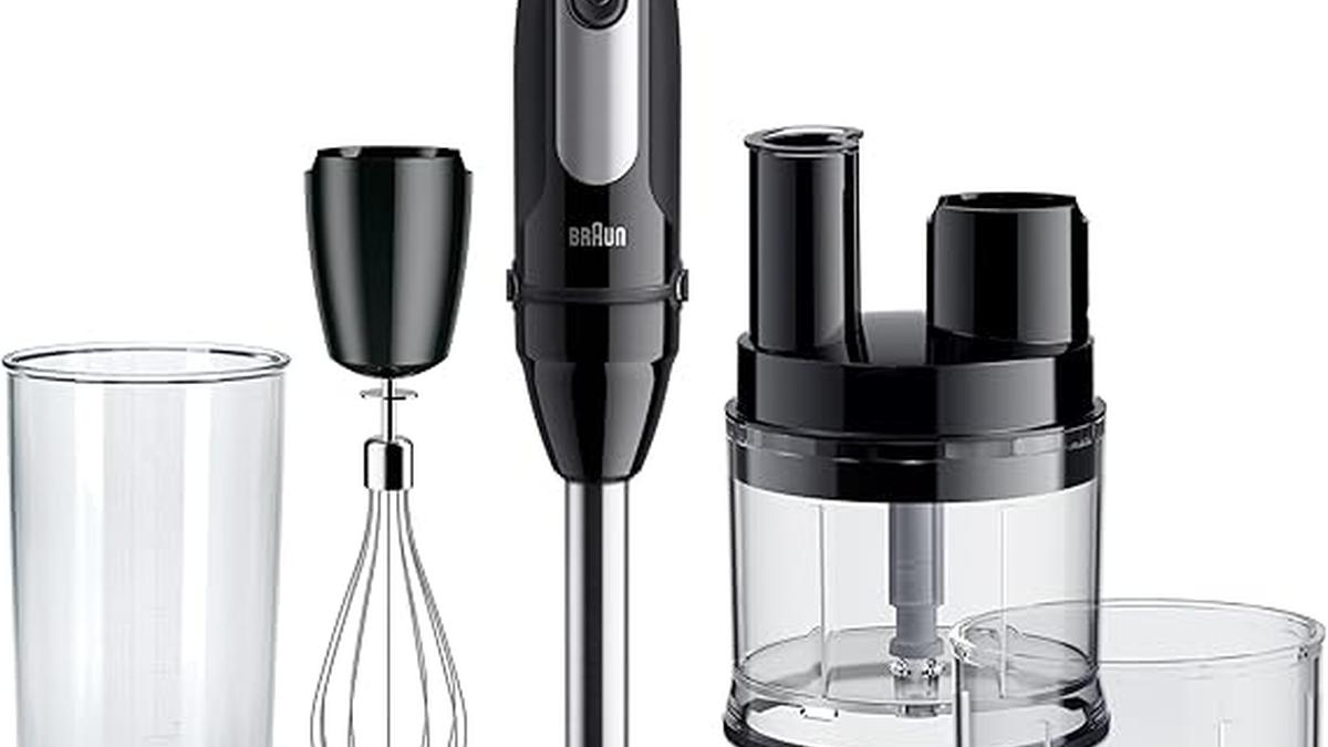 Braun Multiquick 5 Pro MQ55755M Minipimer 1000W 25 Velocità 5 Anni Assistenza Nero