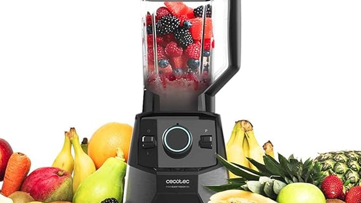 Cecotec Frullatore Power Black Titanium 1000W 6Lame Vetro 1.5L 5Velocità