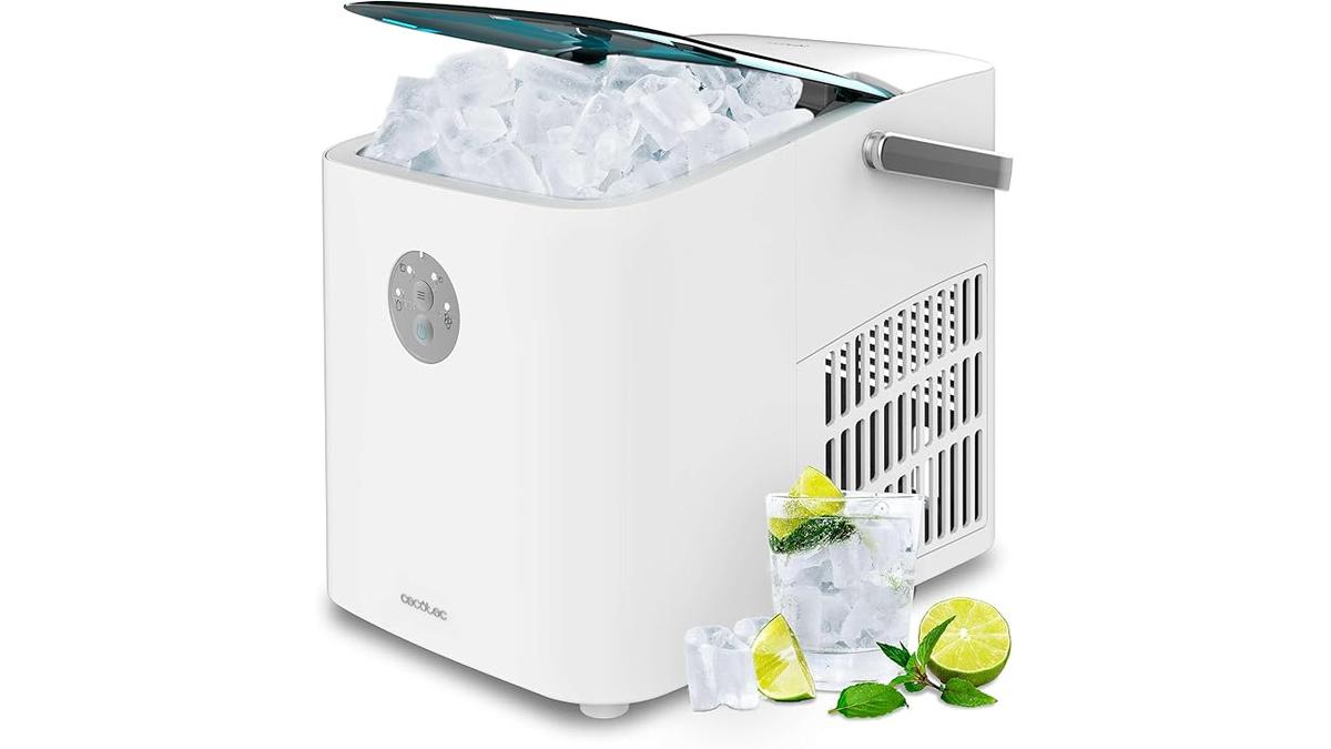 Cecotec Ghiaccio Espresso Chillin’ Ice 1200 Go 12kg 120W 6-8min Cubetti 2 Dimensioni