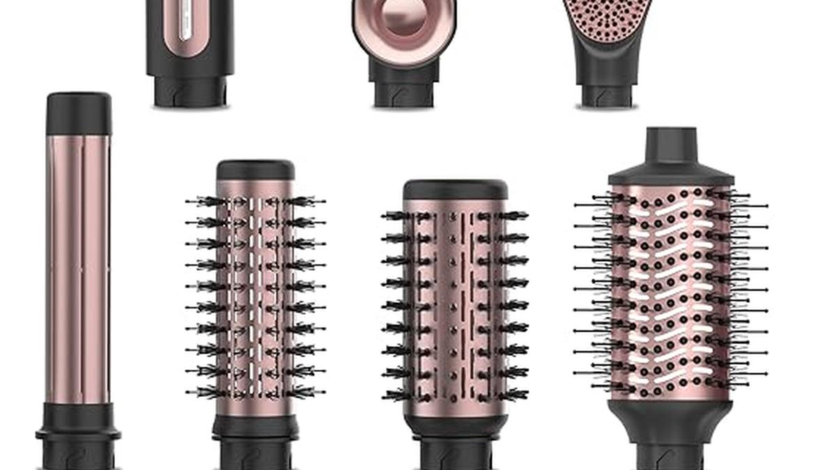 Cecotec Styler 8in1 Capelli Modellanti Ceramica Cheratina 1500W Rotante