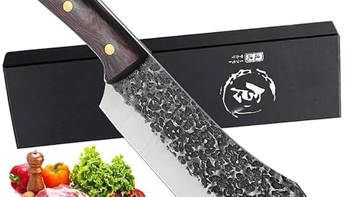 Coltello Cucina Professionale JASON 30cm per Chef Barbecue Campeggio
