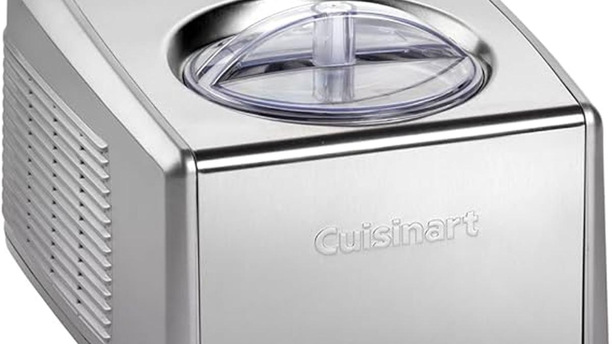 Cuisinart Gelatiera Compatta 1,5L Velocità Gelato Sorbetto Yogurt No Precongelamento Inox