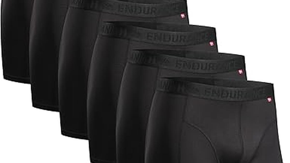 DANISH ENDURANCE Boxer Uomo Sportivi Aderenti Microfibra 6 Paia