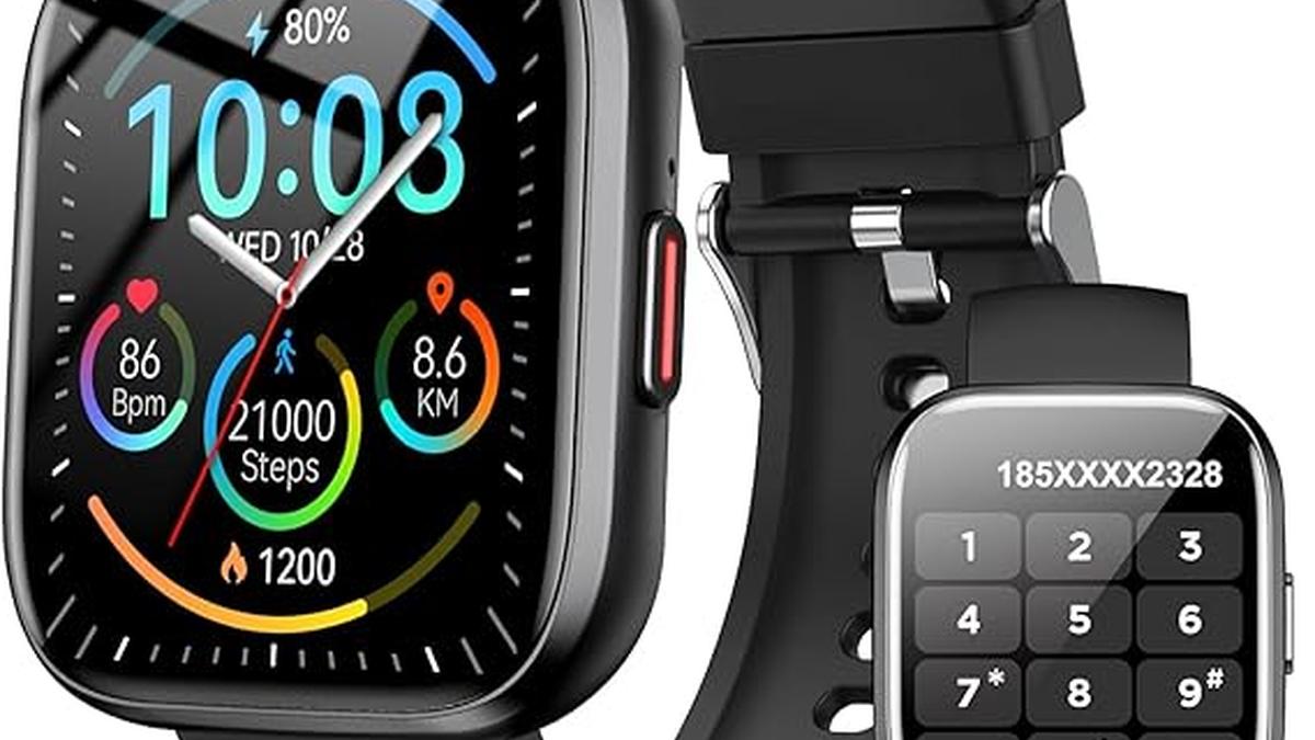 Ddidbi Smartwatch 1.85” Uomo Donna Chiamate Fitness Tracker IP68 Android iOS
