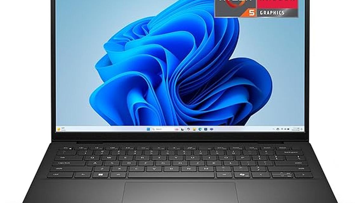 Dell 14 Laptop 2K Ryzen 5 16GB 512GB SSD Retroilluminato Carbon Black