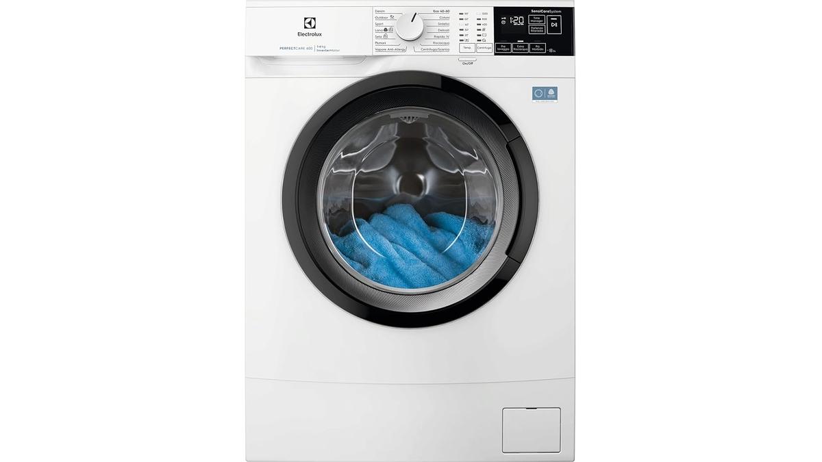 Electrolux Lavatrice Slim 6kg Serie 600 EcoSteam 14min A+ Care