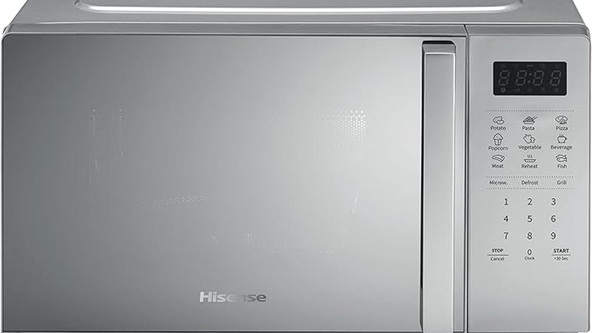 Forno Microonde Hisense H20MOMS4HG 20L 700W 800W Grill Touch Silver