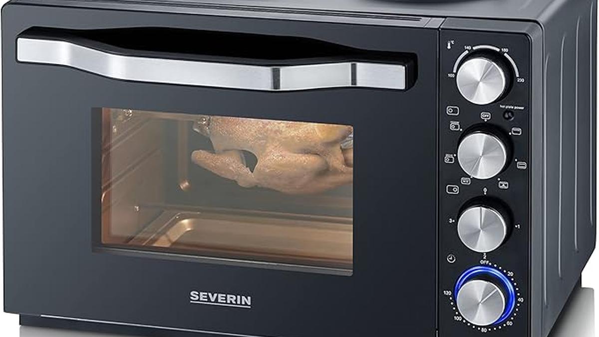 Forno elettrico ventilato SEVERIN TO 2074 30 litri girarrosto 2500W 230°