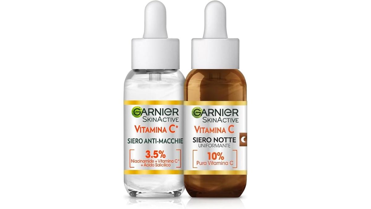 Garnier Kit Vitamina C Anti-Macchie e Rigenerante Pelle Luminosa