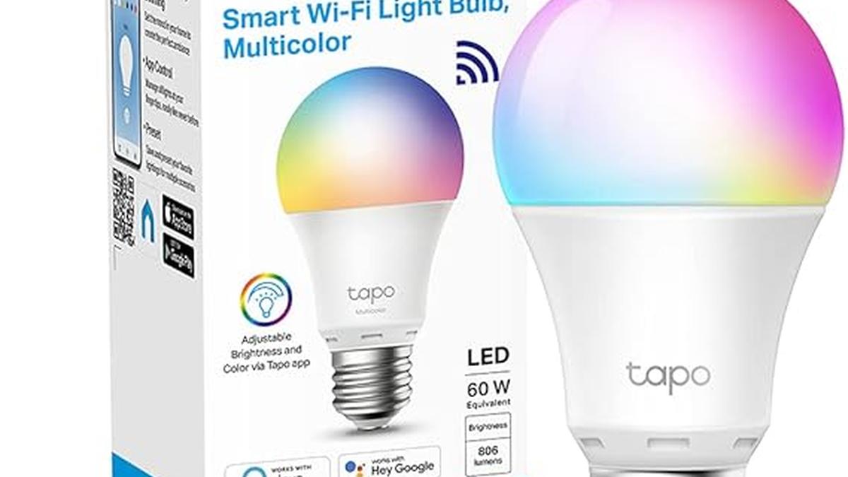 Lampadina WiFi LED Multicolore Tapo L530E E27 9W Compatibile Alexa Google Home