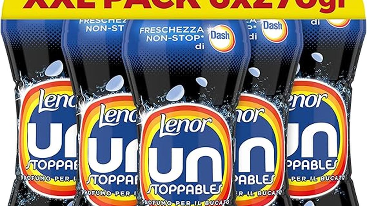 Lenor Unstoppables Profumatore Bucato Mega Pacco 6x270g