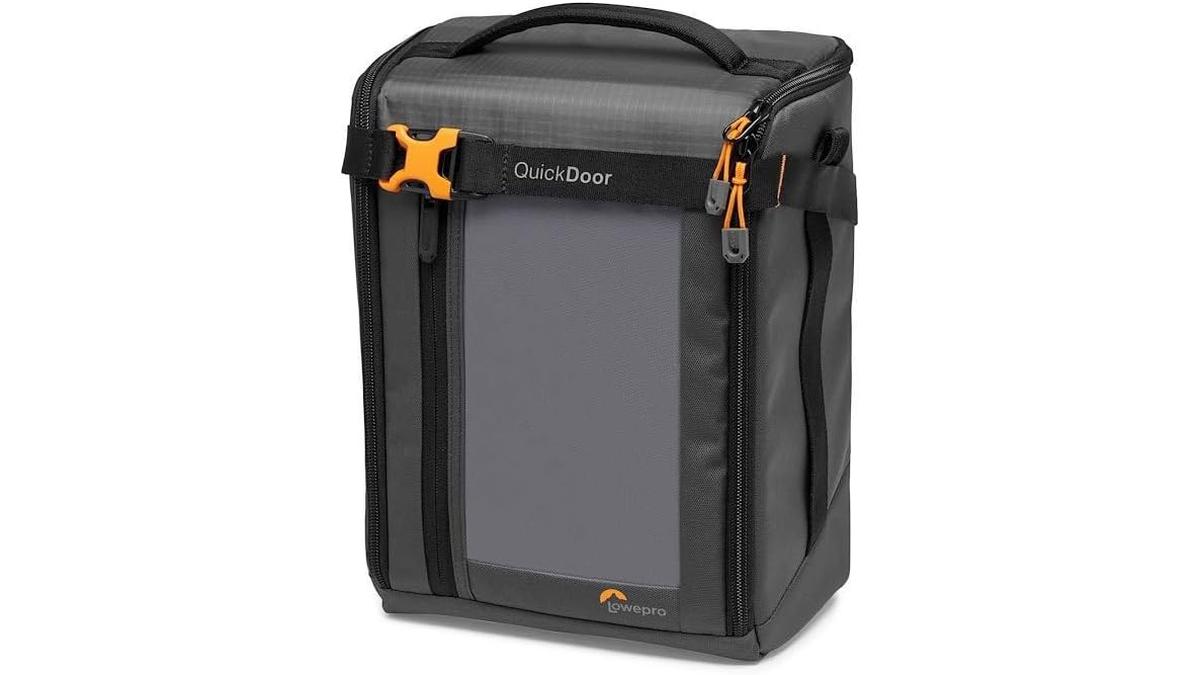 Lowepro GearUp Creator Box Large II Borsa Fotografica Eco Riciclata Imbottita Grigia