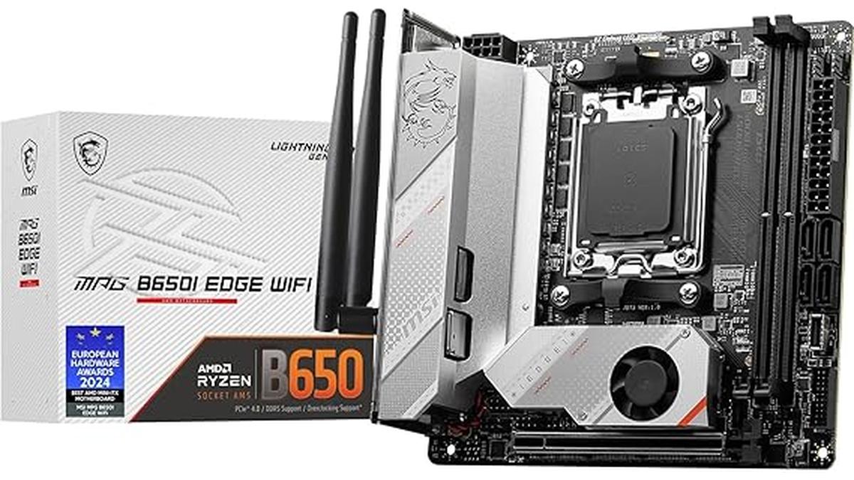 MSI MPG B650I EDGE WIFI Mini-ITX Ryzen 7000 DDR5 PCIe 4.0 Wi-Fi 6E