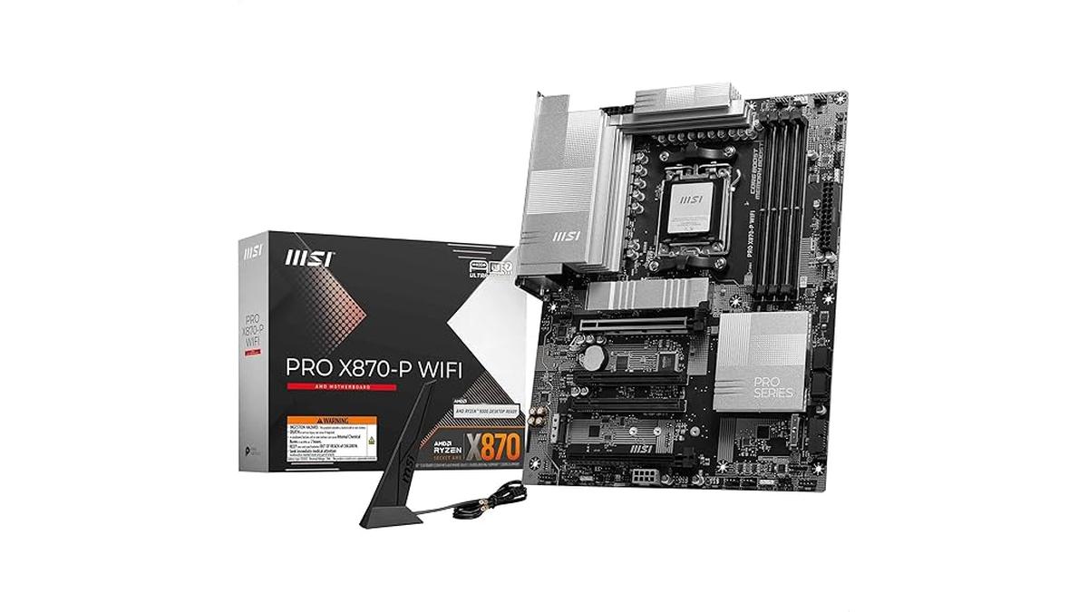 MSI Pro X870P WiFi Motherboard ATX AMD Ryzen AM5 DDR5 PCIe 5.0 Wi-Fi 7
