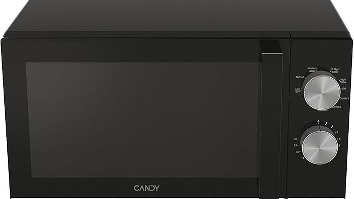 Microonde Candy Moderna 20L 700W Grill Timer Funzione Defrost Nero