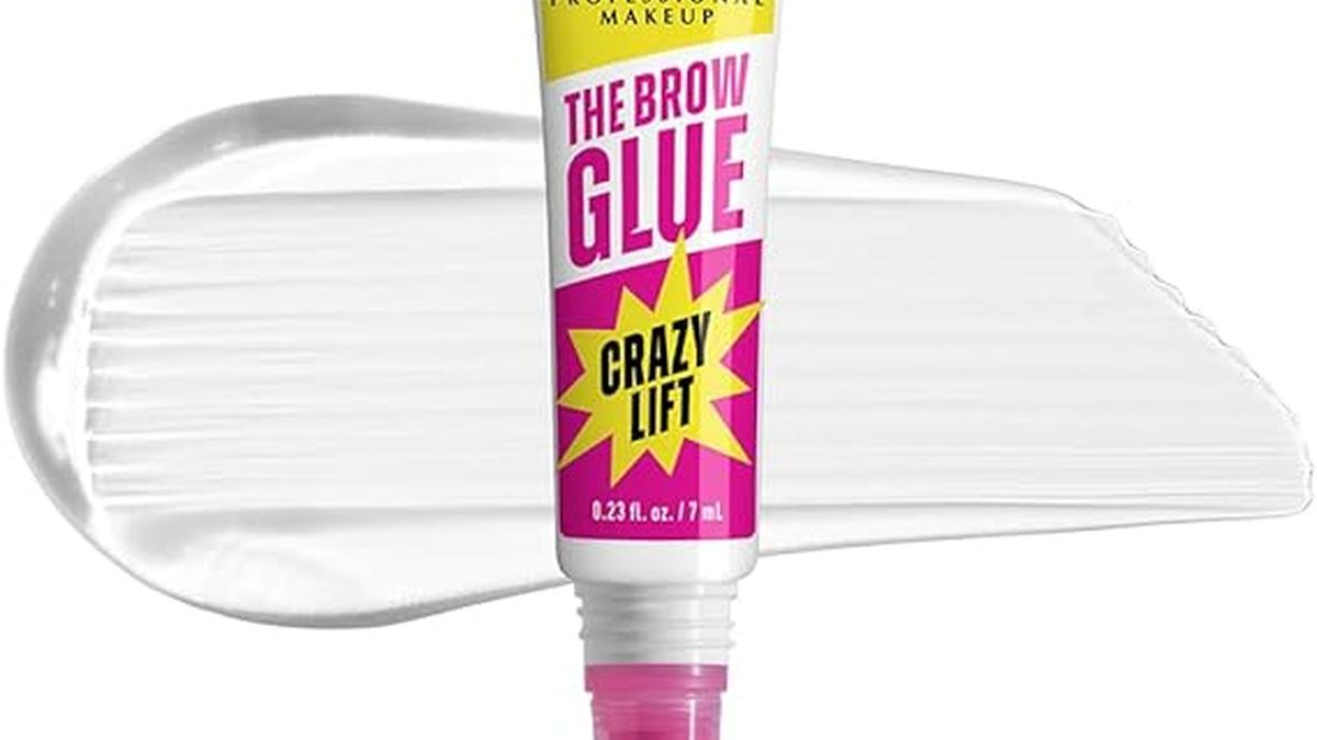 NYX Brow Glue Gel Fissaggio Sopracciglia Laminazione 24h Vegano 7ml