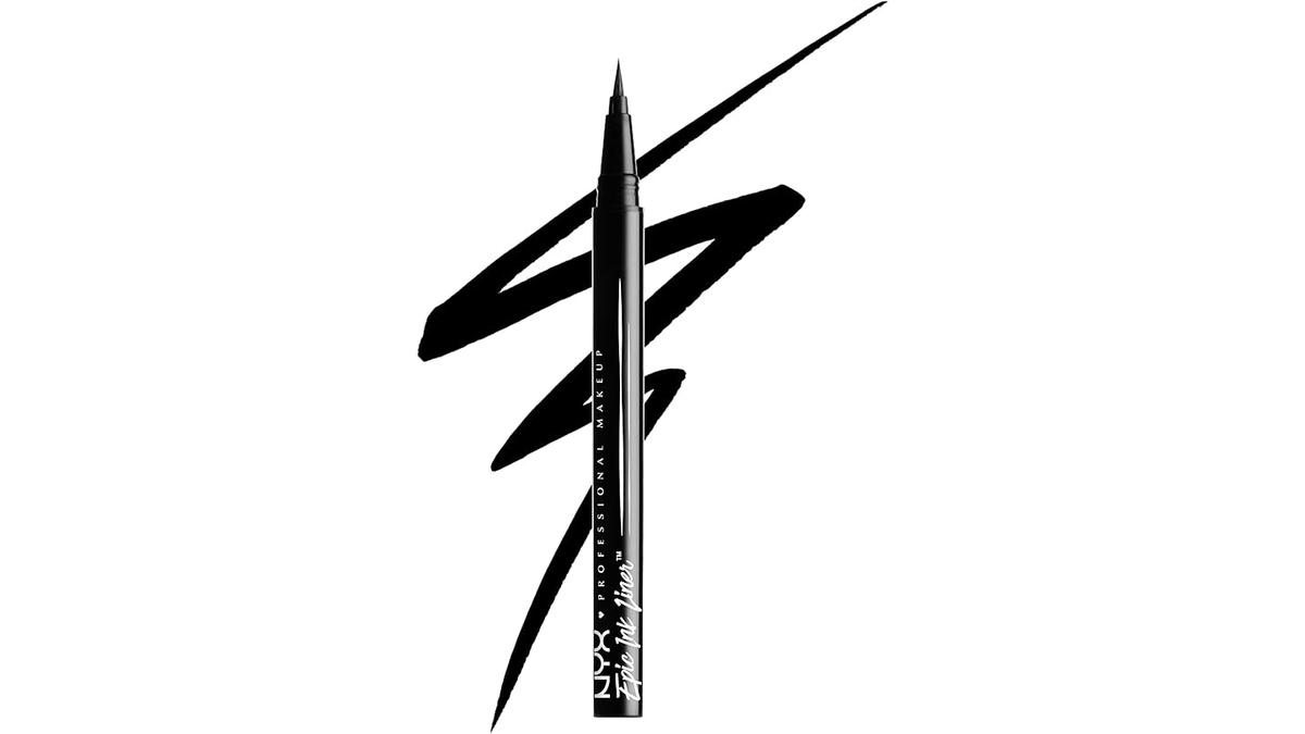 NYX Epic Ink Eyeliner Waterproof Nero 16ml Linee Intense e Precise