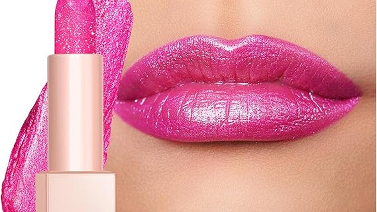 OULAC Rossetto Diamond Lustre Glitter Rosa Vegan D02 Sparkle Sensation