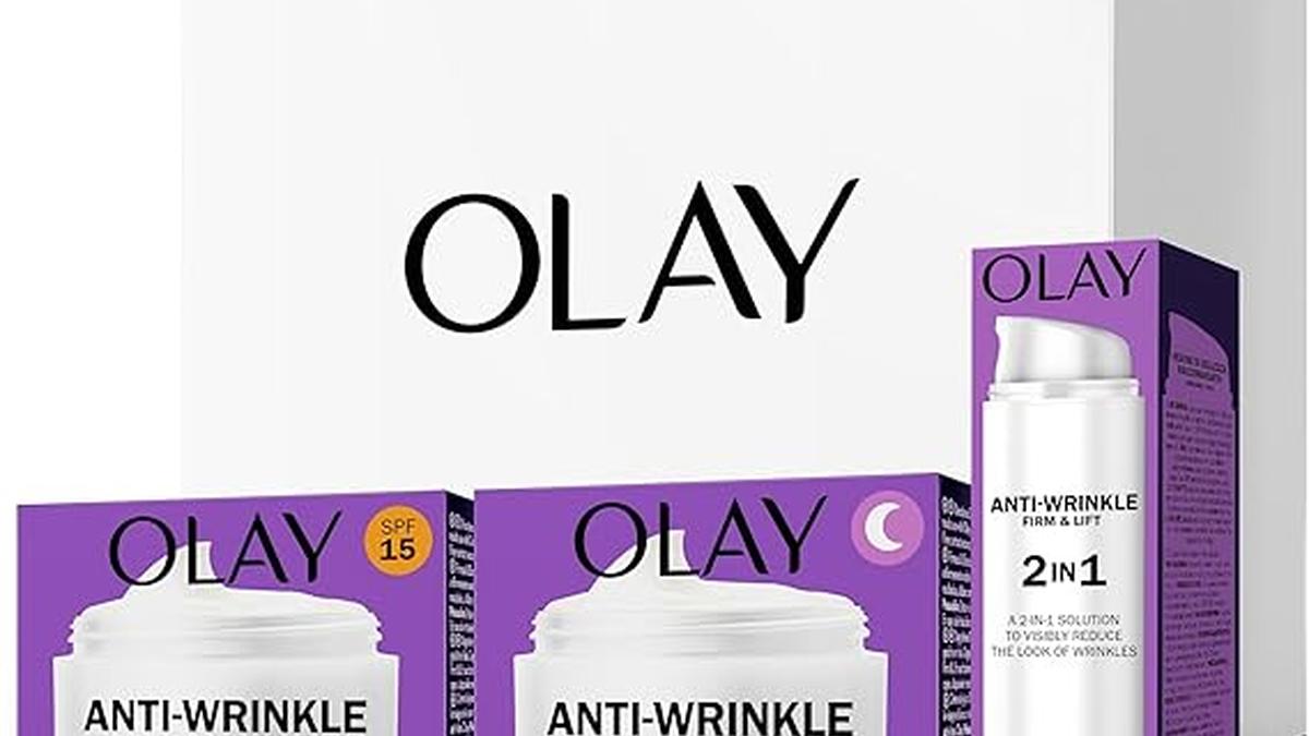 Olay Anti-Rughe Set Regalo Crema Giorno Notte e Siero 50ml Skin Care Anti-Età