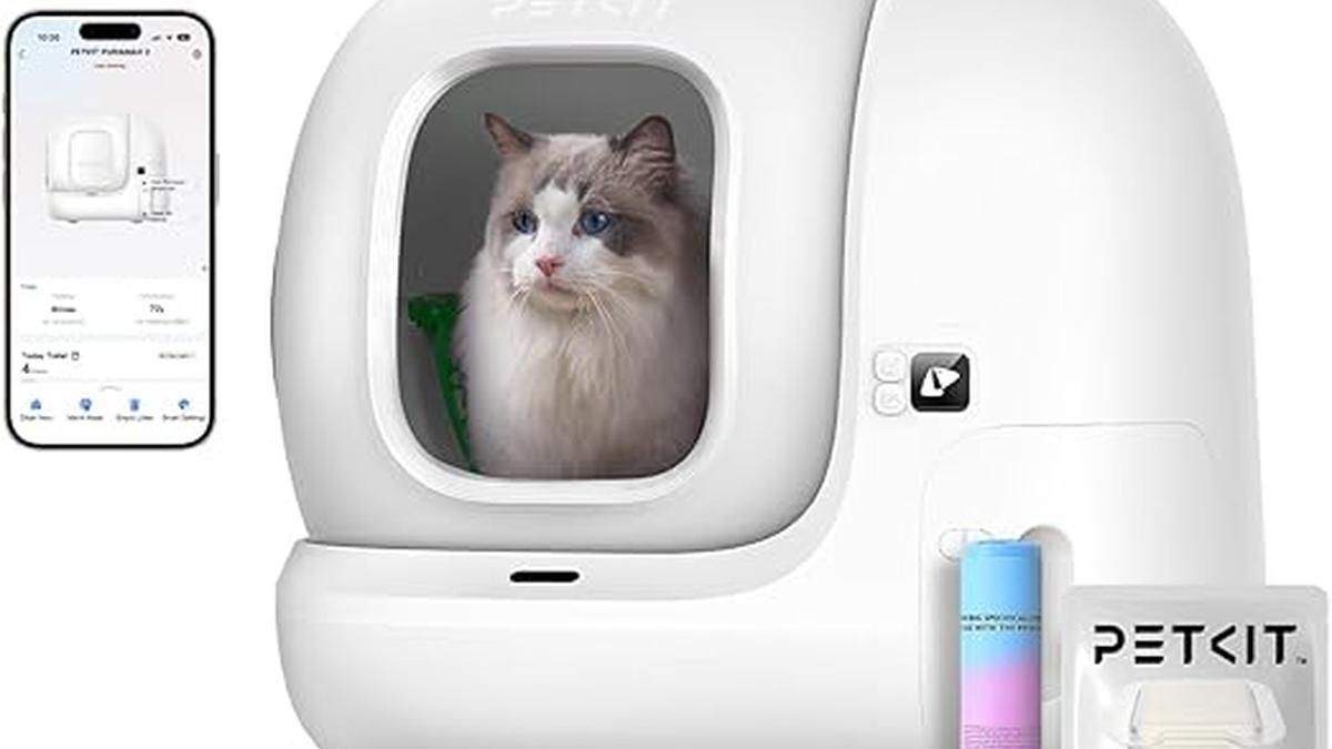 PETKIT Pura Max 2 Lettiera Gatto Autopulente 76L Antiodore Controllo APP
