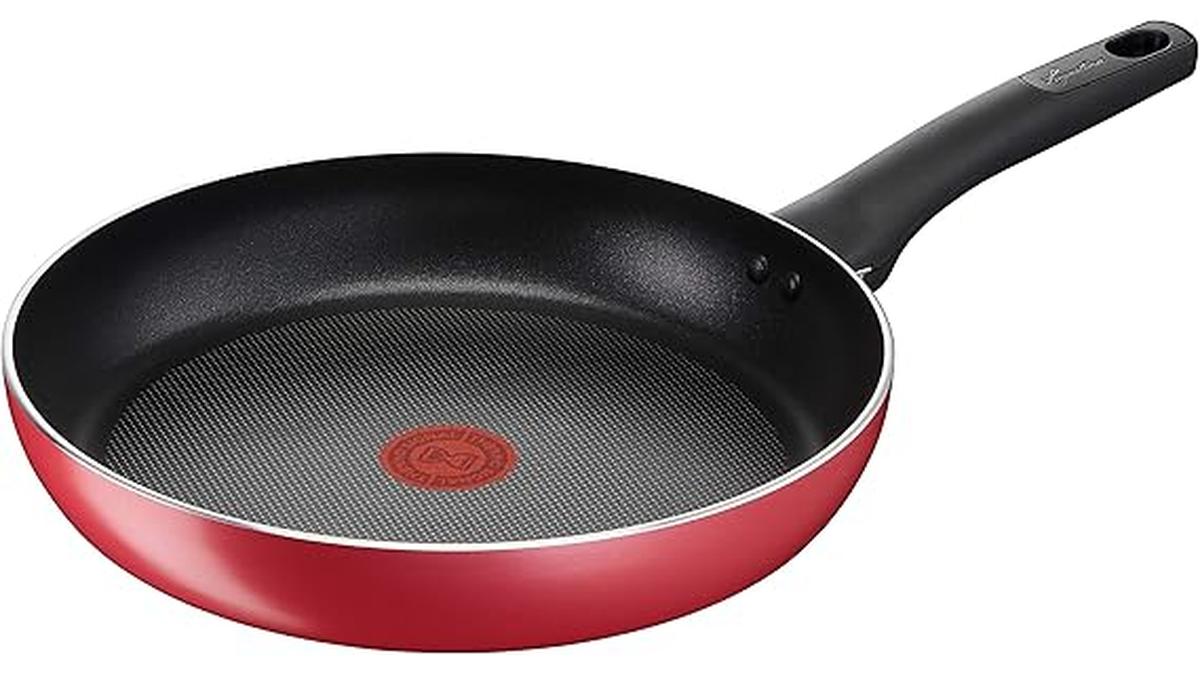 Padella Antiaderente Lagostina Ø 28 cm Induzione Gas Forno con Indicatore Thermo-Signal e Manico Ergonomico