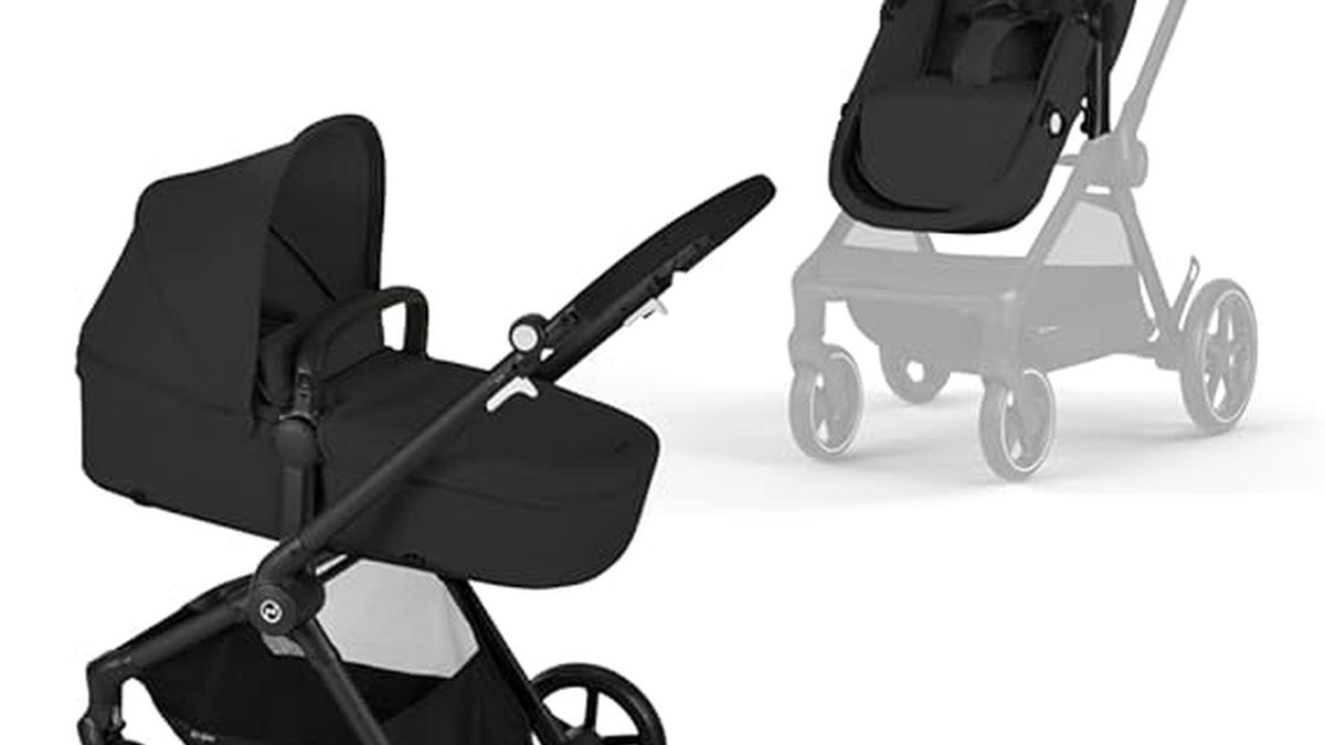 Passeggino Cybex Gold 2in1 EOS Moon Black da Nascita a 22kg