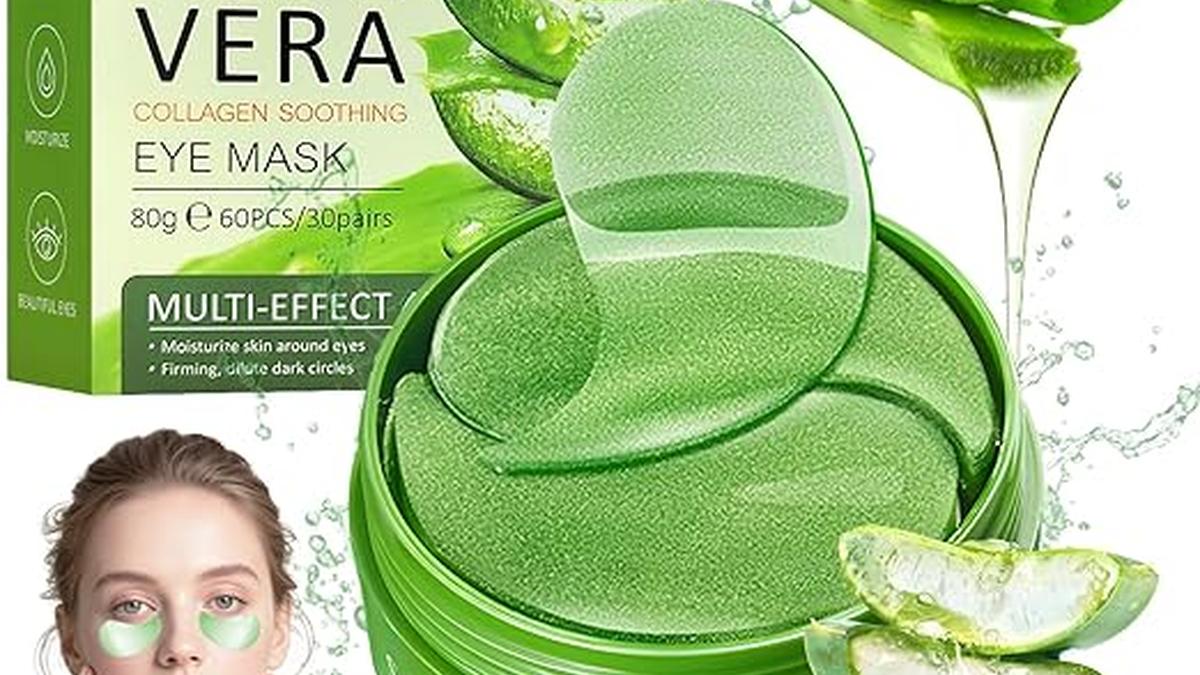 Patch Occhi Idratanti Aloe Vera 60 Pezzi Anti-Occhiaie Rinfrescanti