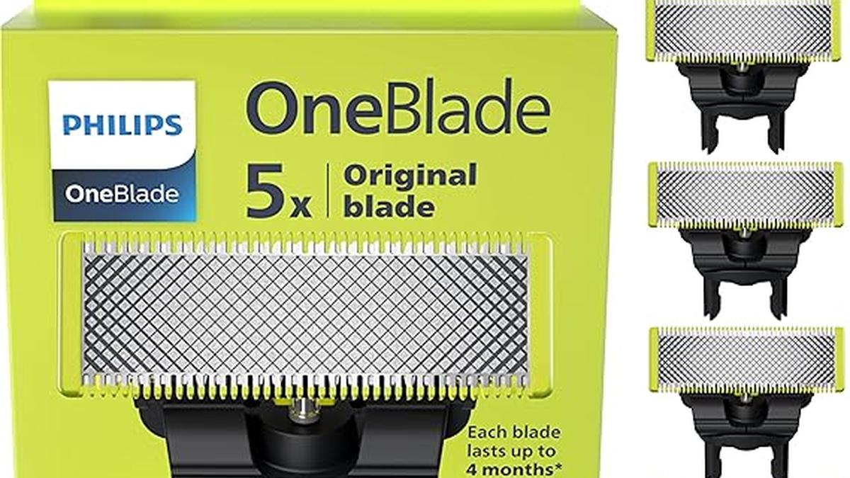 Philips OneBlade lame ricambio in acciaio inossidabile confezione da 5 QP250/50
