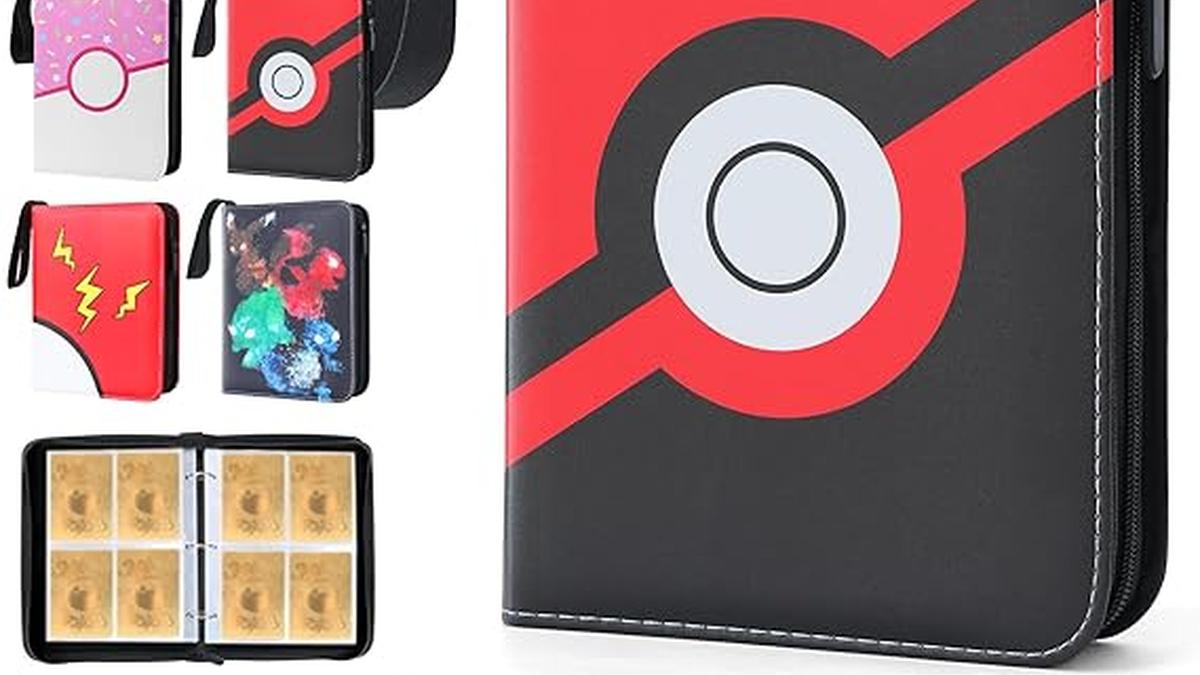 Raccoglitore Carte Poke 400 Sleeve Album Impermeabile PU Slash