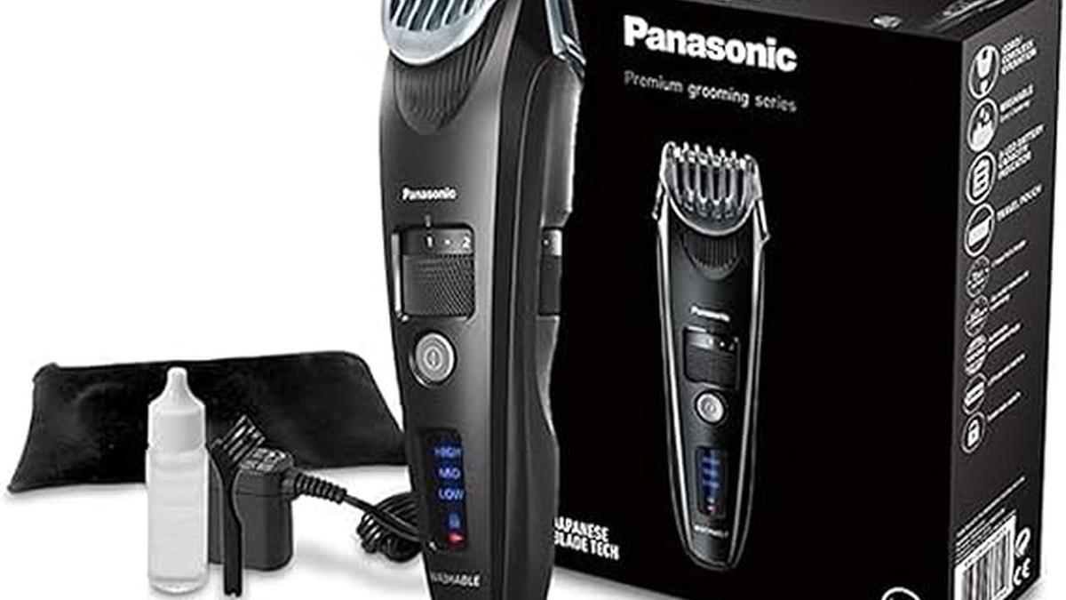 Regolabarba Panasonic ER-SB40-K803 Impermeabile Cordless 20 Impostazioni Lunghezza LED Nero