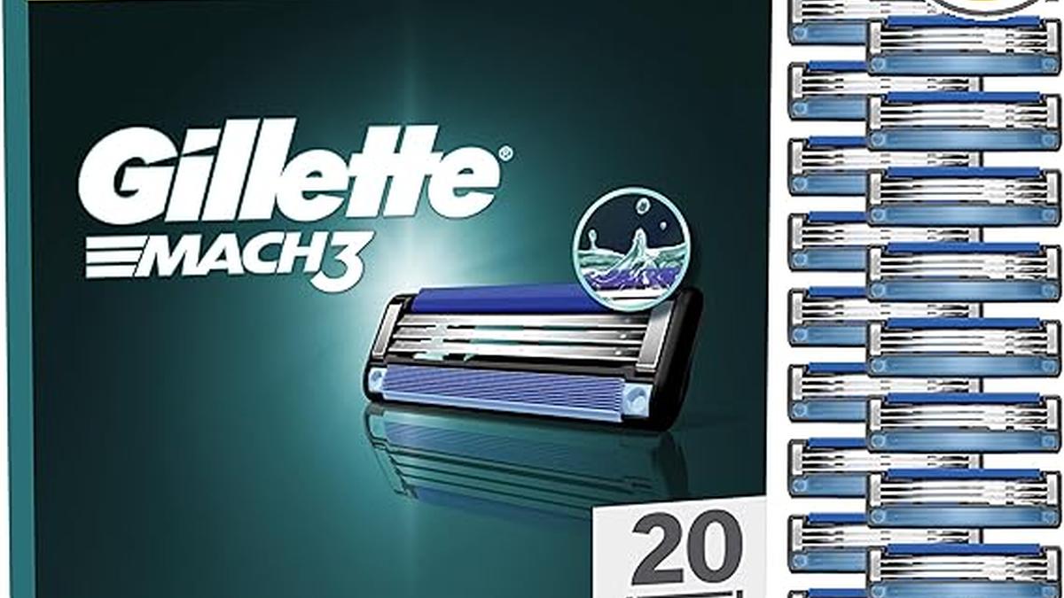 Ricarica Gillette Mach3 20 Lamette Barba Manuale con Lubrificante