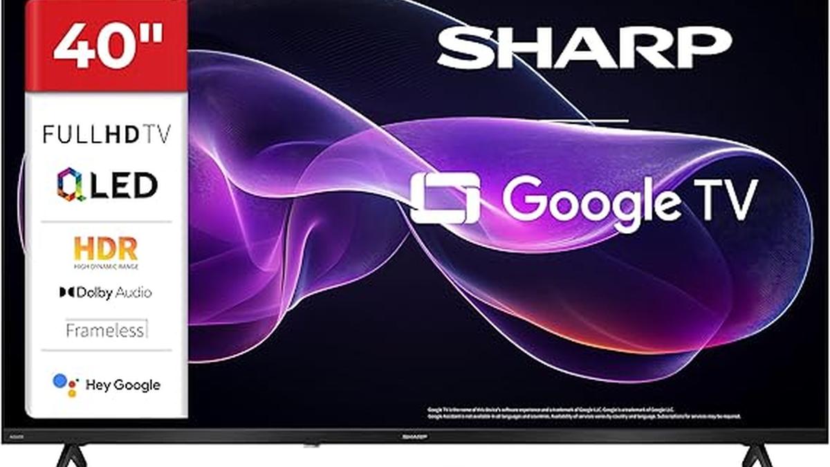 Sharp 40″ FHD QLED Google TV 60Hz Assistente Google Bluetooth HDMI USB