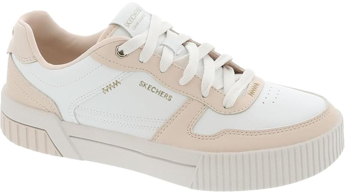 Skechers Jade Best in Class Sneaker Donna Bianco Rosa 39 EU