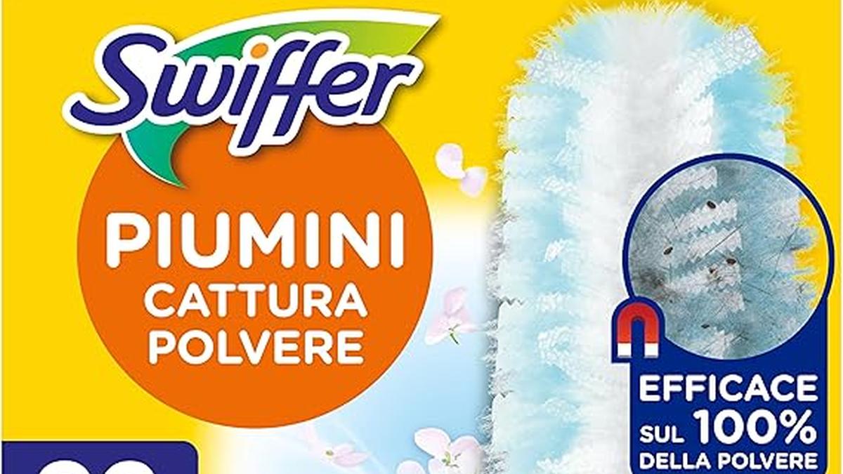 Swiffer Duster Ricarica Piumini Cattura Polvere Giga 92 Pezzi