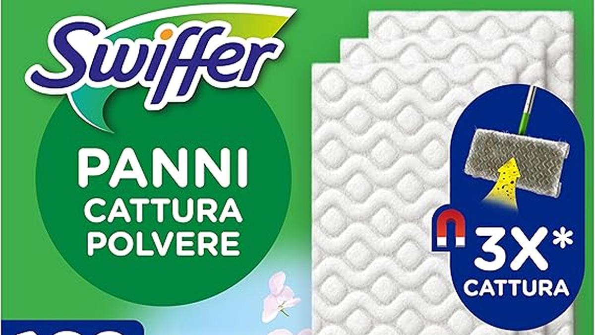 Swiffer Panni Microfibra Cattura Polvere Giga 162 Panni Multiuso