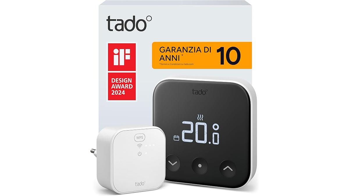 Tado Termostato Intelligente Starter Kit Controllo Riscaldamento App Smart Speaker