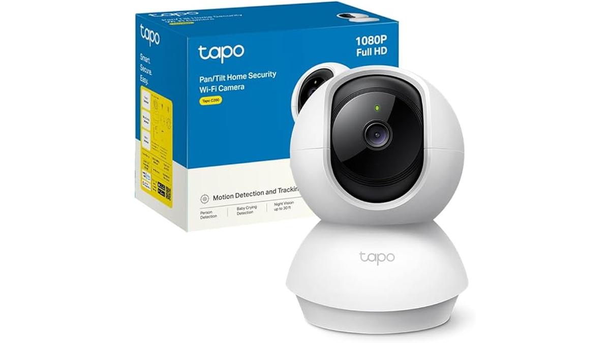 “Tapo C200 Telecamera Wi-Fi FHD Interna 360° Visione Notturna Audio Bidirezionale Rilevamento Movimento”