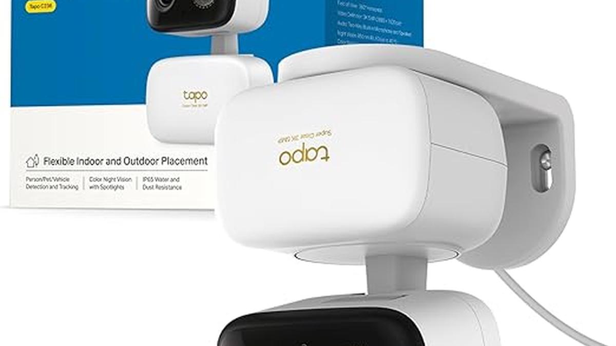 Telecamera WiFi 3K 5MP con PanTilt Notturna a Colori AI IP65 Audio 2 Vie