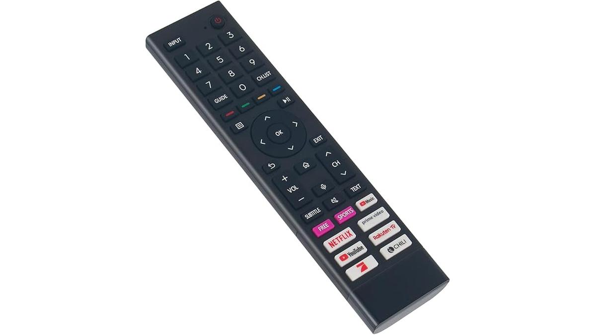 Telecomando Sostitutivo Voice VINABTY per Hisense TV ERF3I80H 65A6GG 85A6EG 43A67H 55A67H 58A6GG 70A6GG 75A6GG 50A67H 50E6KT 55A6FG