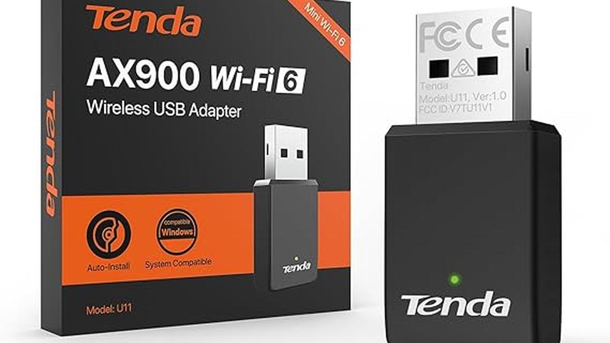 Tenda AX900 WiFi 6 Adattatore USB Dual Band U11 per PC Fisso