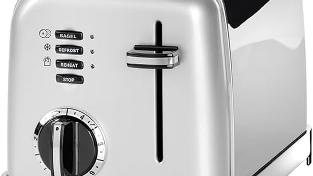 Tostapane Cuisinart 2 Fette Ampie Fessure 6 Livelli Doratura Scongelamento Perla